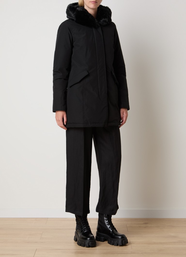 Woolrich Beaker padded parka with down filling and hood