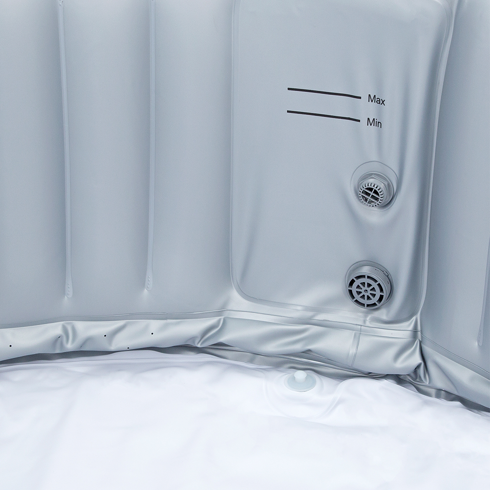 Home Deluxe Outdoor Whirlpool SPLASH - Beton - 6 Personen
