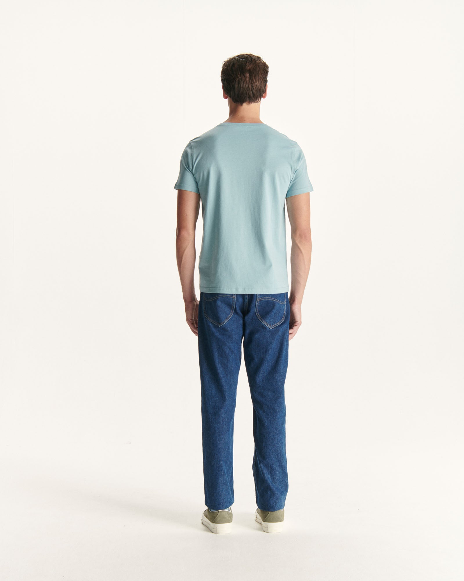 T-shirt en coton biologique Iceberg bleu Pietro