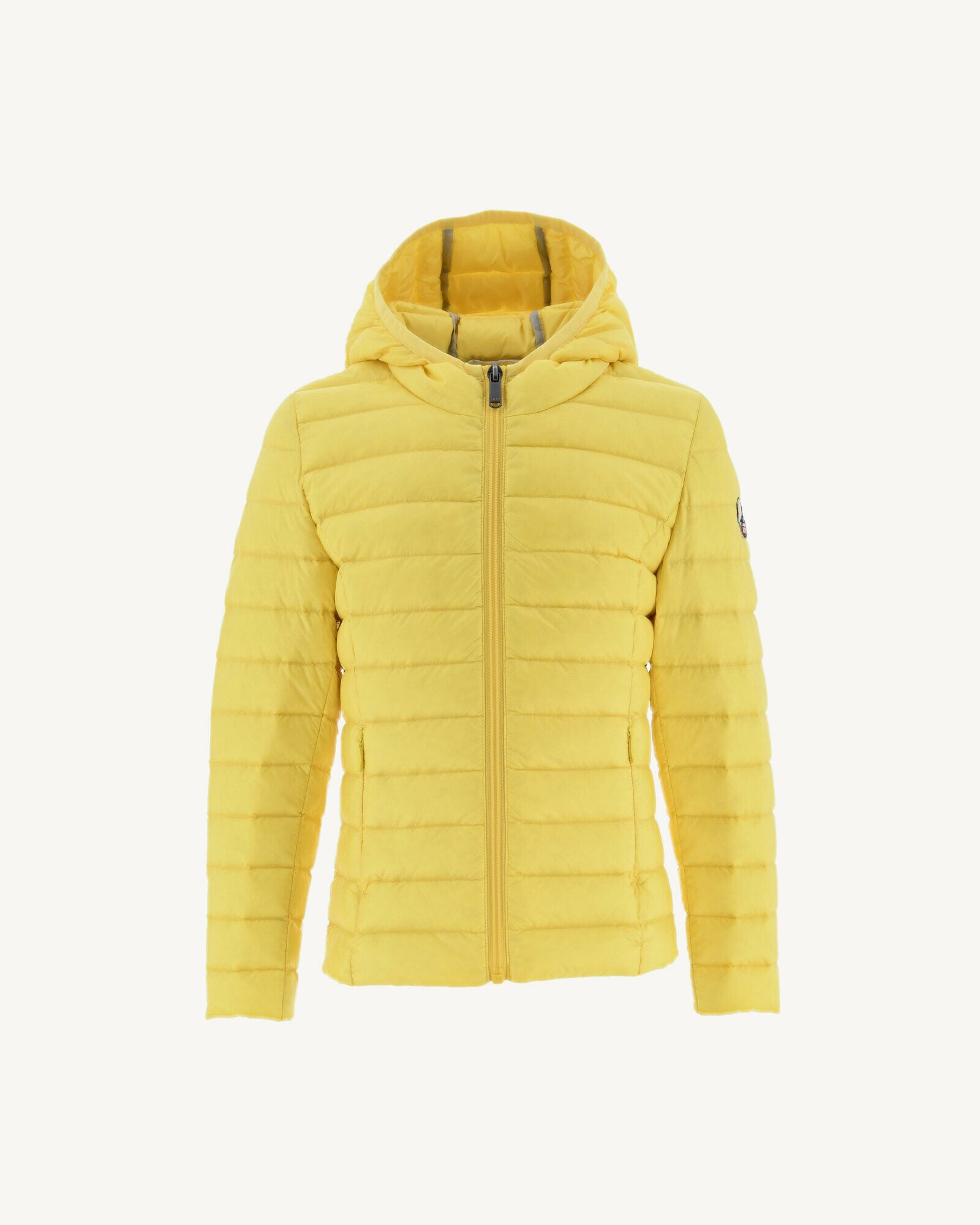 Doudoune légère à capuche enfant Jaune clair Carla