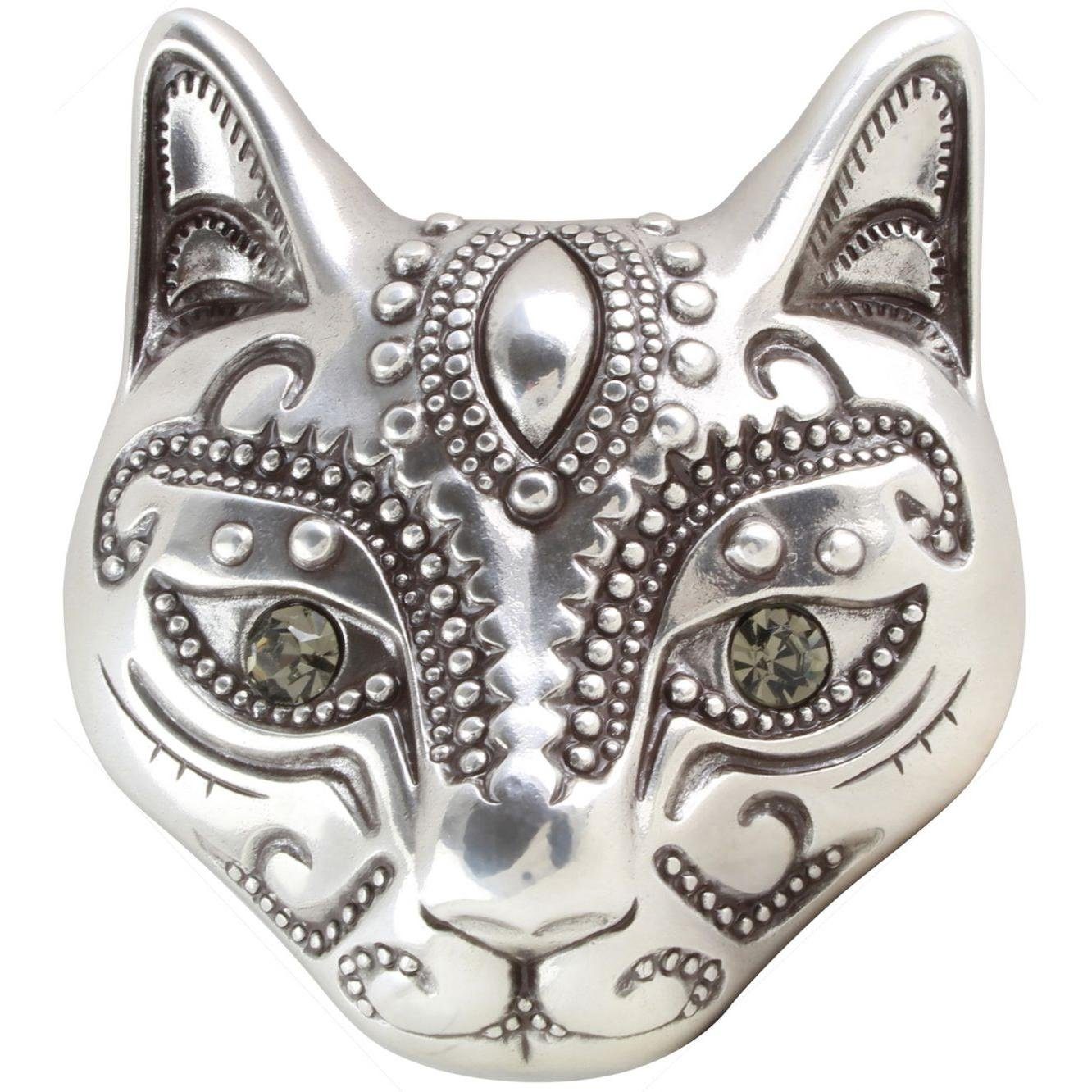 BELTINGER Gürtelschnalle Katze 4,0 cm - Buckle Cat Wechselschließe Gürtelschließe 40mm - Gürtel
