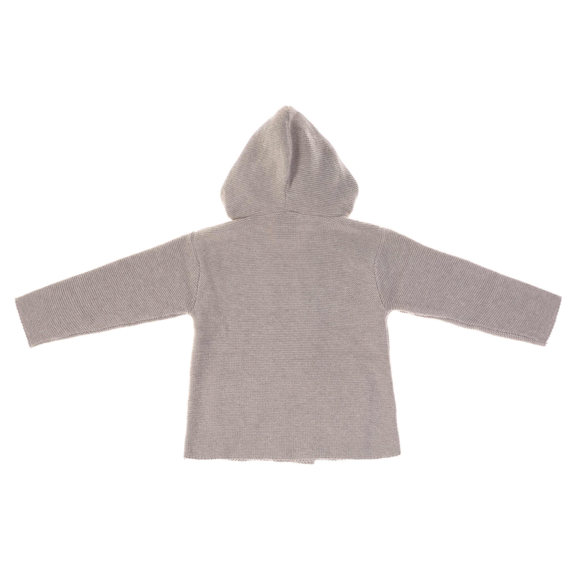 Baby Jacke - Strick Hoodie, Grau