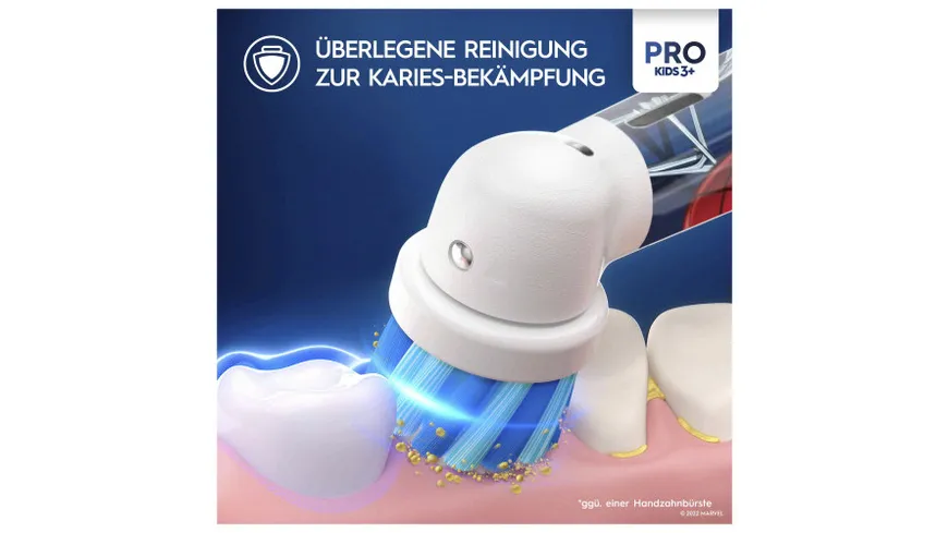 Oral-B Elektrische Zahnbürste Vitality Pro 103 Kids Spiderman mit Reiseetui, 1Stück