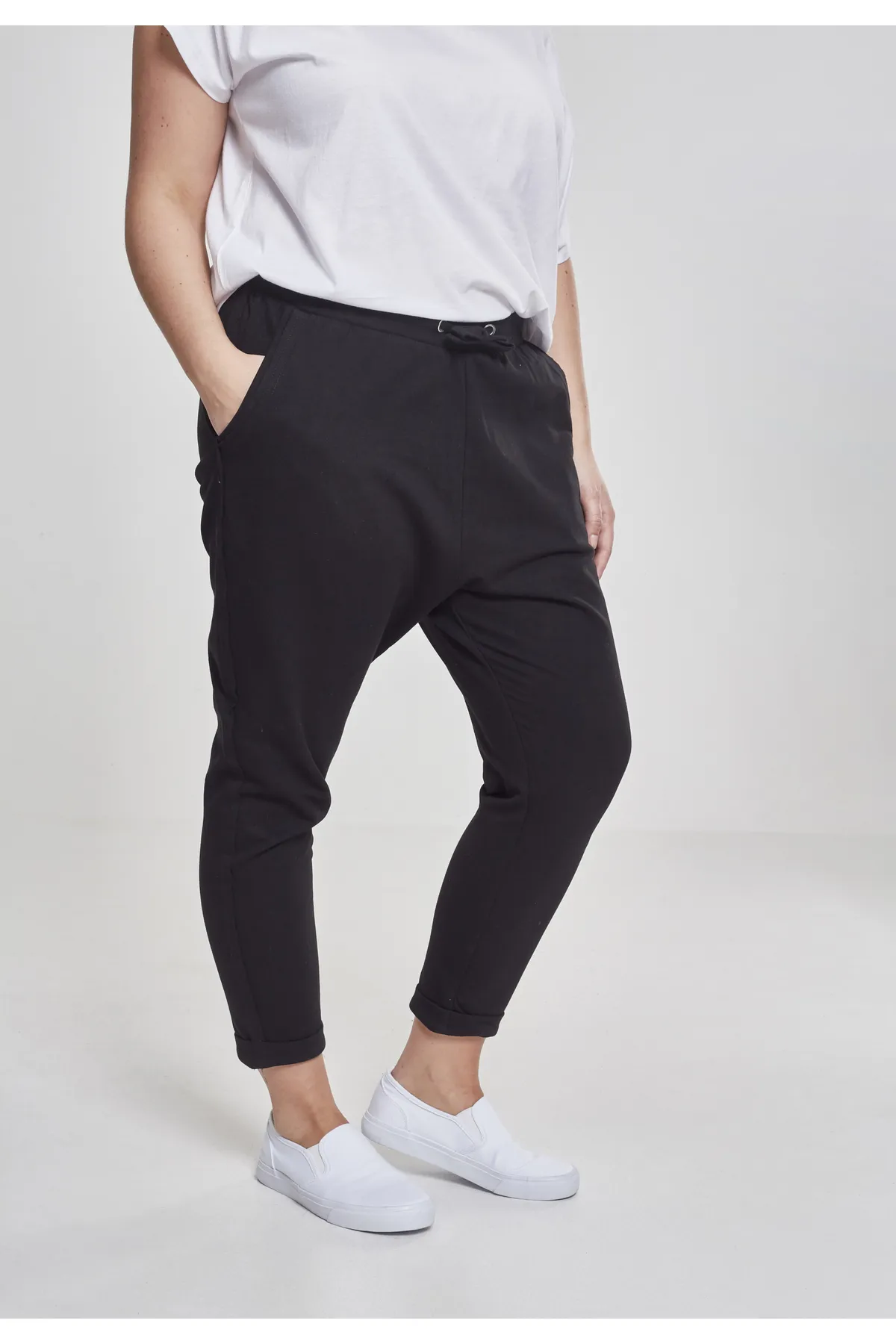 Urban Classics  Damen Ladies Terry Turn Up Pants