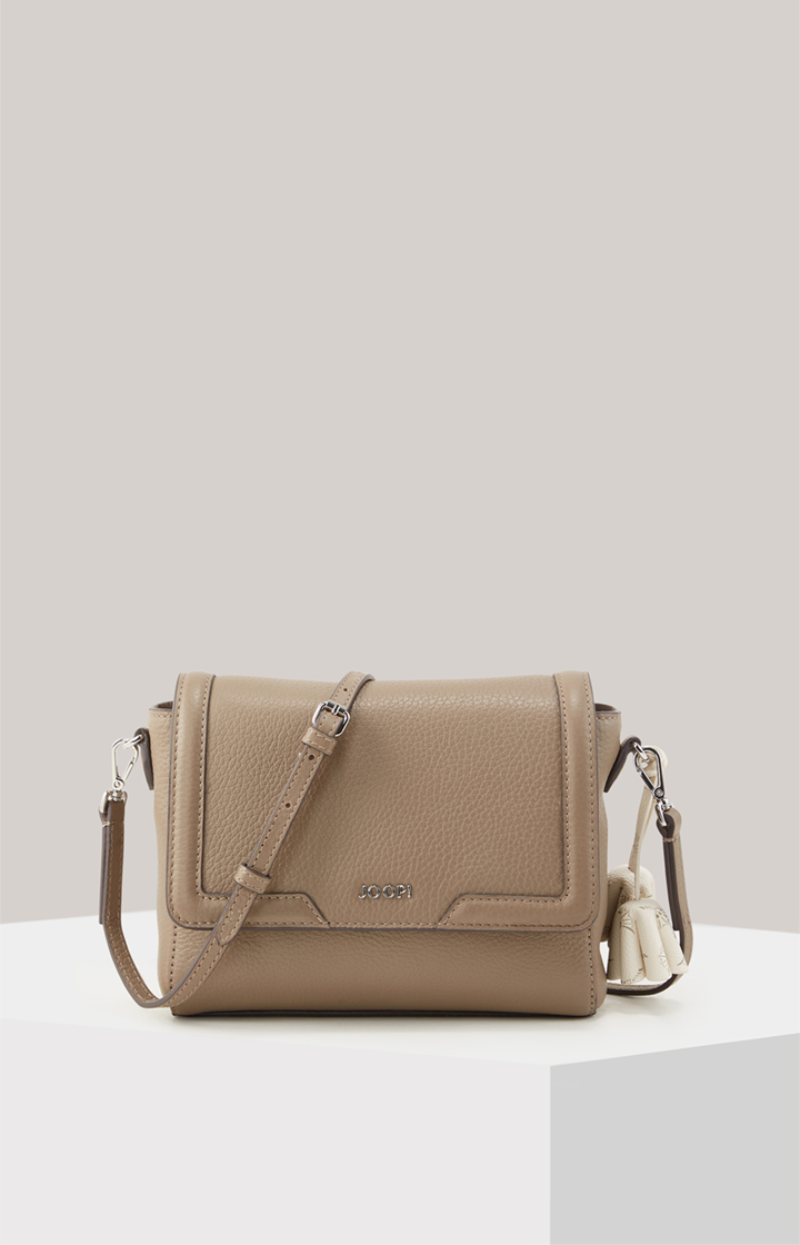 Schultertasche Giada Lorena in Hellbraun