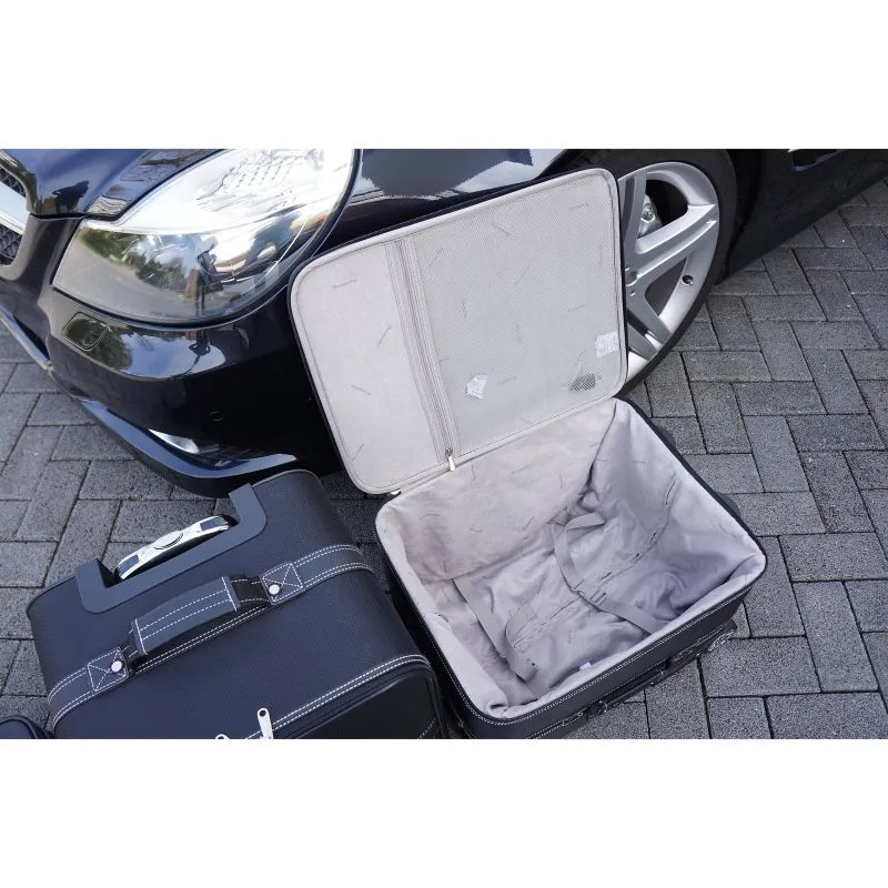 Roadsterbag 3-tlg. Kofferset mit 2 Rollen Mercedes SL R230 141 Liter
