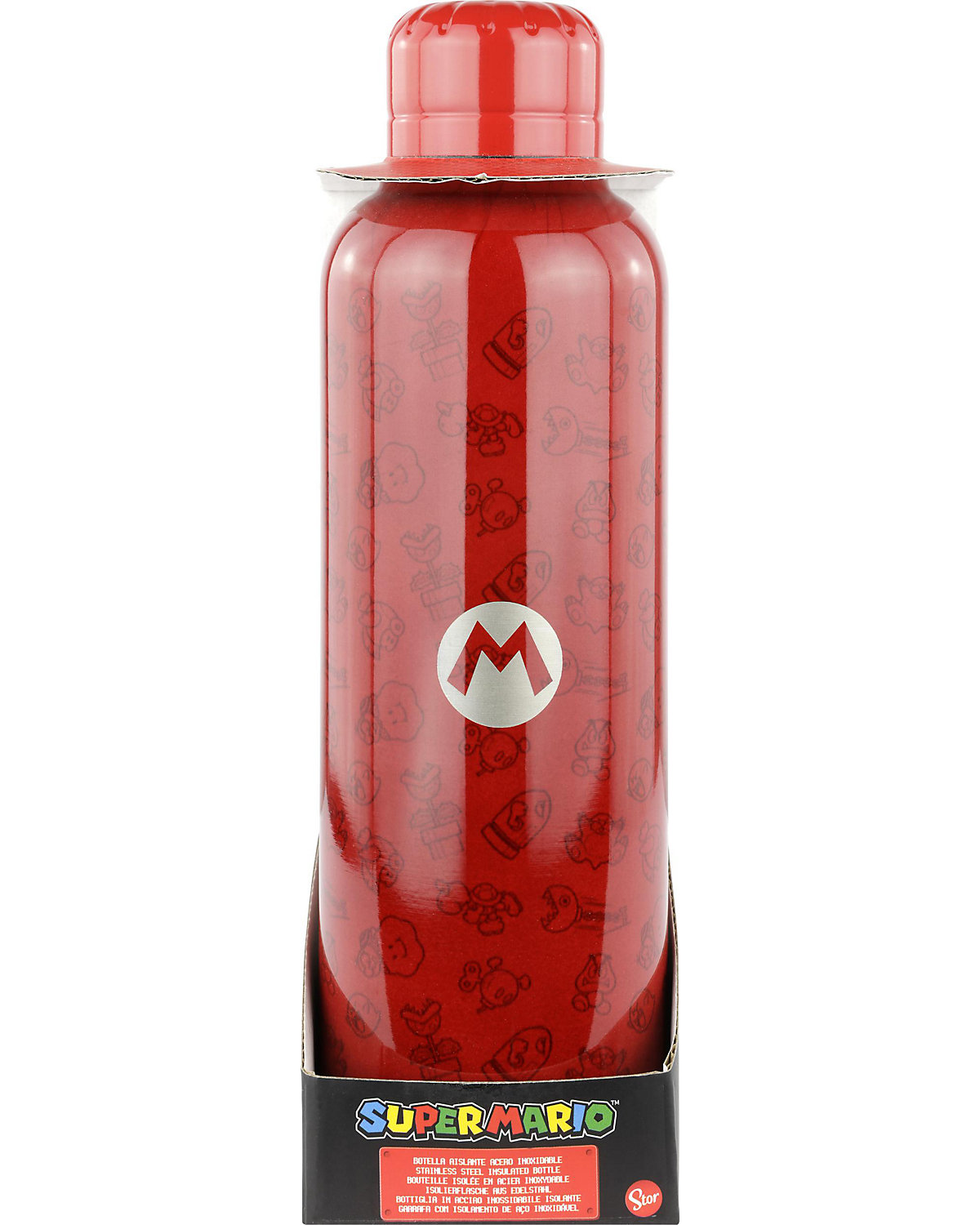 Edelstahl Trinkflasche Super Mario, 515 ml