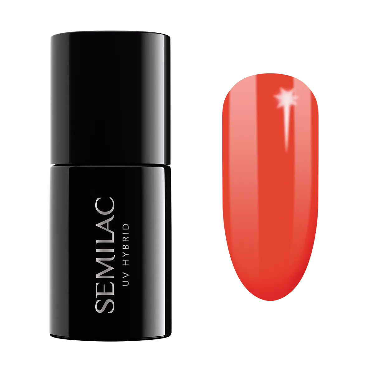 Semilac UV Hybrid Βερνίκι Νυχιών, 570 Neon Watermelon