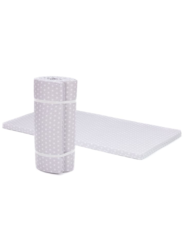 fillikid Reisebettmatratze Exklusiv 120 x 60 cm in Cube Grey günstig kaufen 60x120 cm