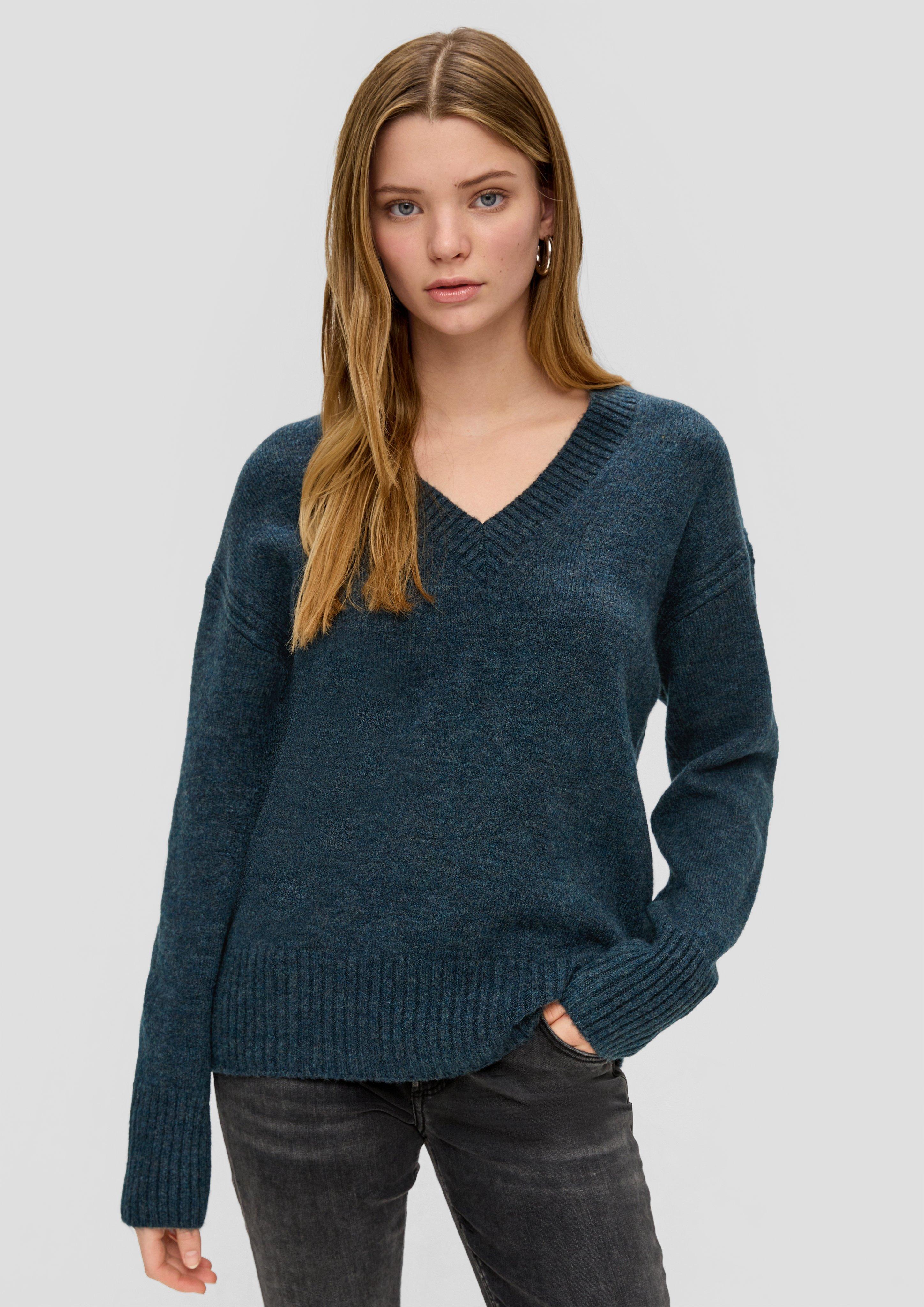 Strickpullover mit V-Ausschnitt  2151118-69W0