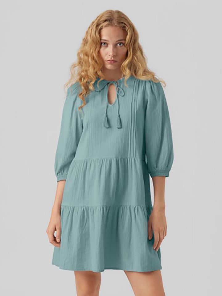 Vero Moda Kleid in Hellblau günstig kaufen