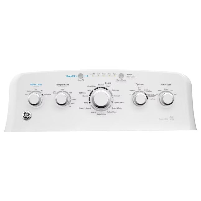 GE 4.5-cu ft High Efficiency Agitator Top-Load Washer (White)