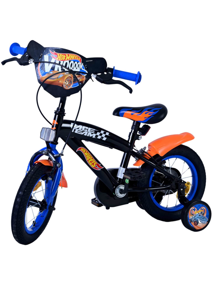 Volare Kinderfahrrad Hot Wheels für Jungen Fahrrad 12 Zoll Kinderrad Schwarz 3 Jahre günstig kaufen onesize