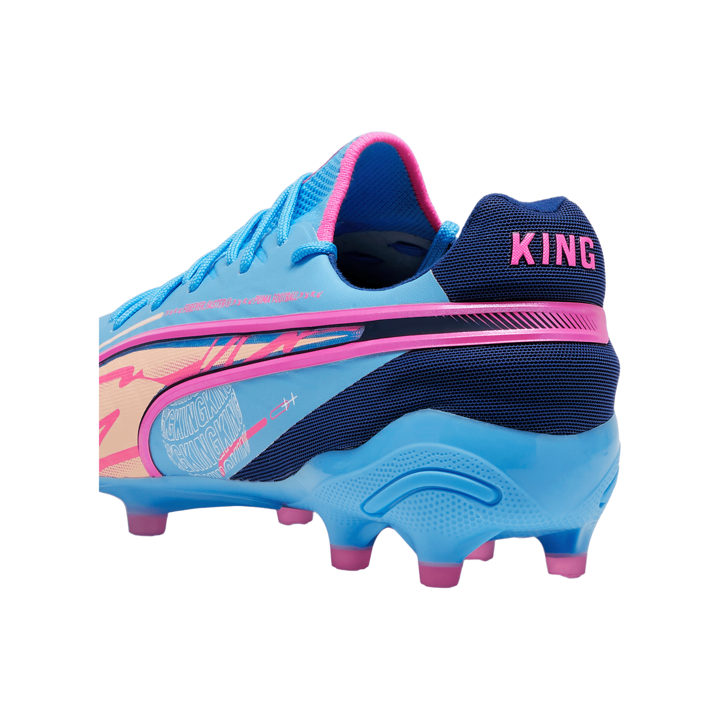 PUMA KING Ultimate Vol. Up FG/AG Blau F01