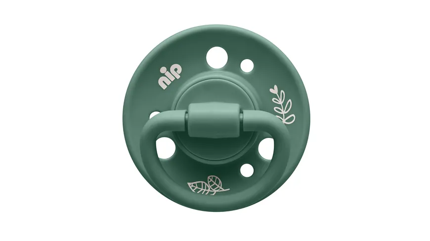nip® Schnuller Cherry Green Latex Größe 1 (0-6 Monate)
