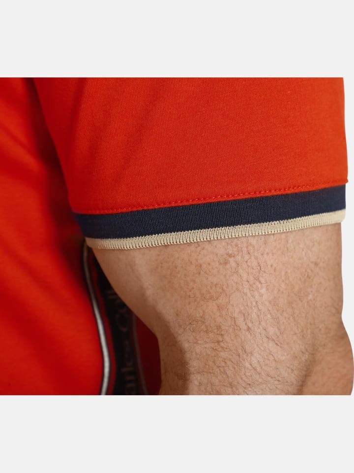 Charles Colby Poloshirt EARL FIDDERS in dunkelorange günstig kaufen