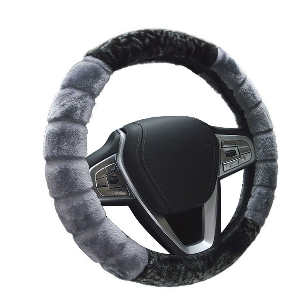 Deliana.home Lenkradbezug Winterlicher Plüsch-Lenkradbezug hält Sie warm, (1-tlg), Universal-Lenkradbezug
