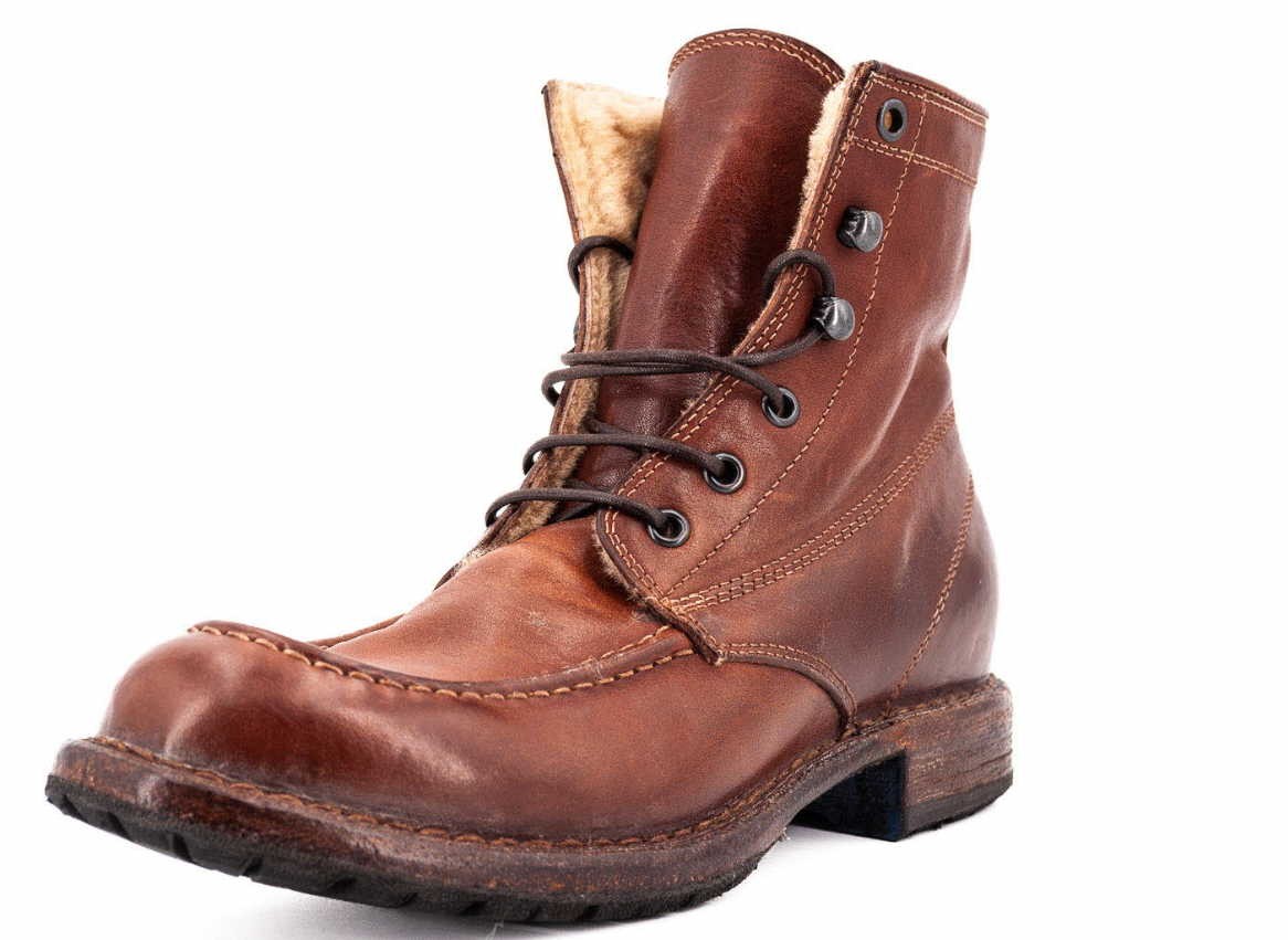 MOMA Schnür-Stiefeletten braun