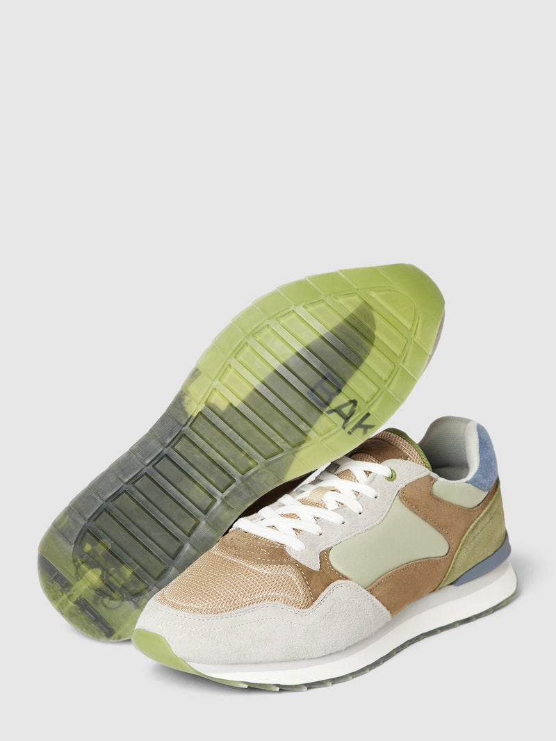 Sneaker im Colour-Blocking-Design Modell 'BAKU' in hellgrau