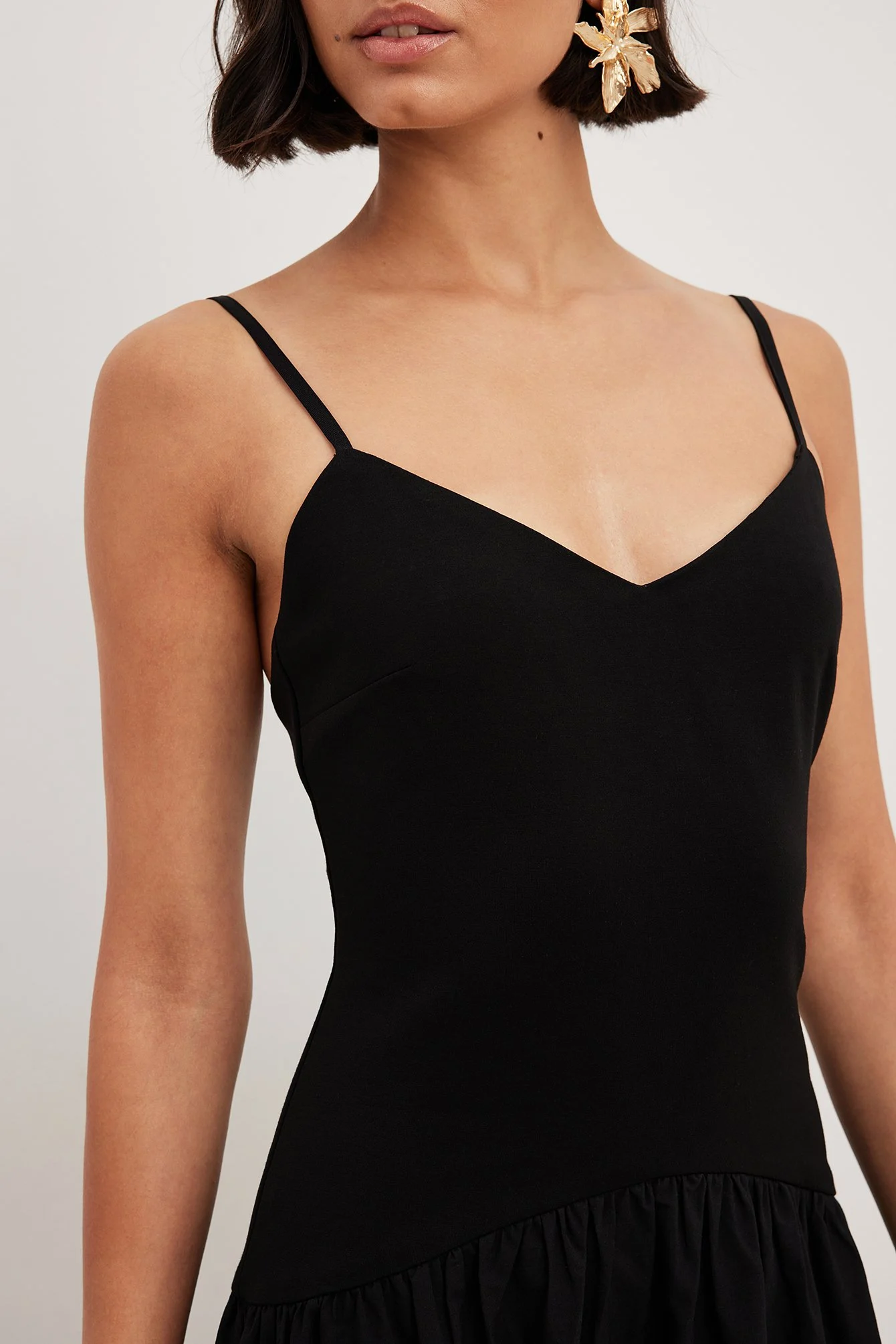 Maxikleid mit geformter Taille