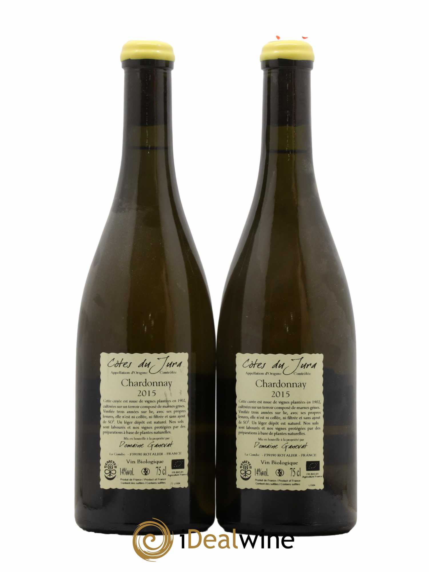 Côtes du Jura Les Chalasses Vieilles Vignes Jean-François Ganevat (Domaine)  2015 - Lot de 2 Bouteilles