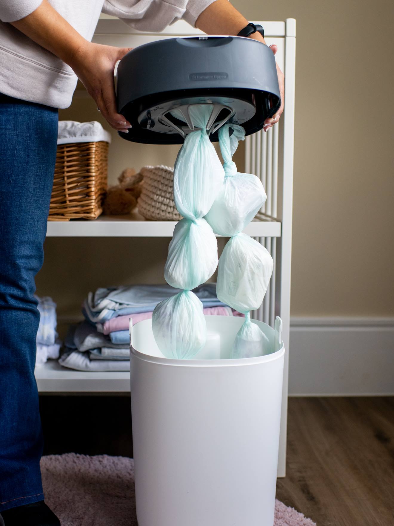 Tommee tippee 6 Nachfüllkassetten für Twist & Click / Sangenic Tec TOMMEE TIPPEE - grau