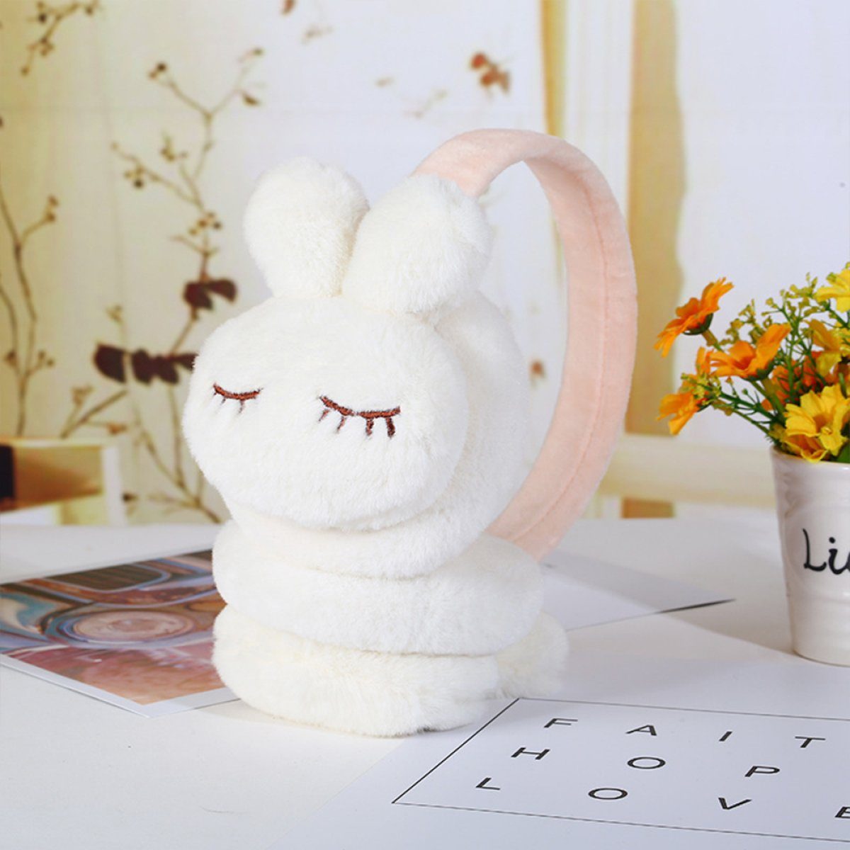 Einemgeld Ohrenwärmer Kinder Ohrenschützer flauschig niedlich Design warm Ohrenschützer