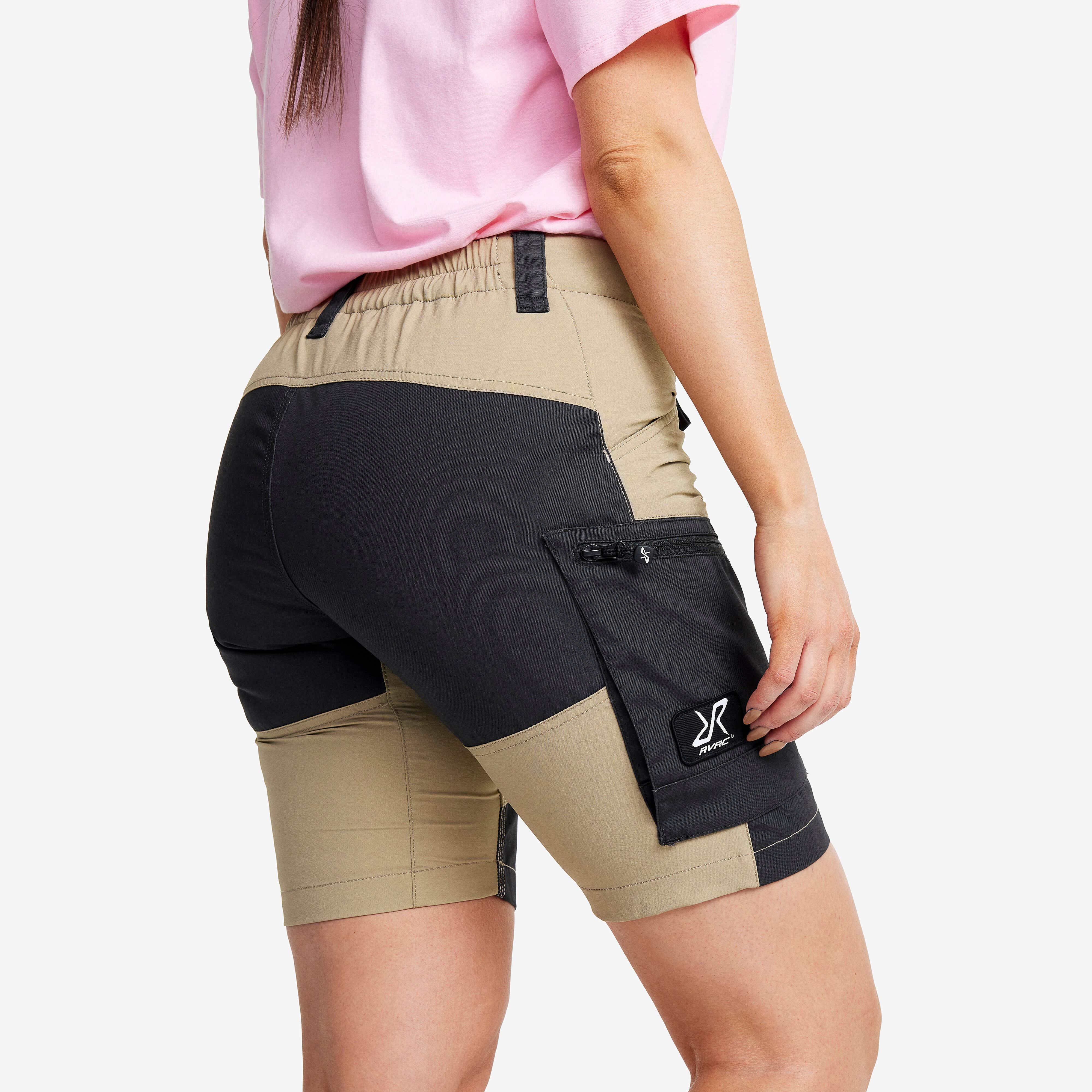 RVRC GP Shorts Femme Khaki