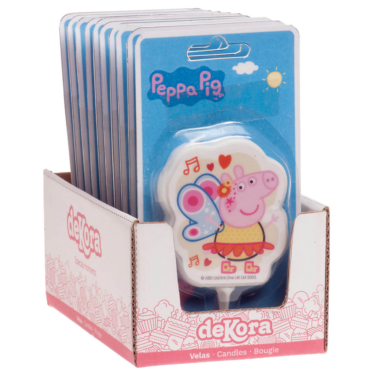 Geburtstagskerze mit Peppa Wutz, 7.5cm