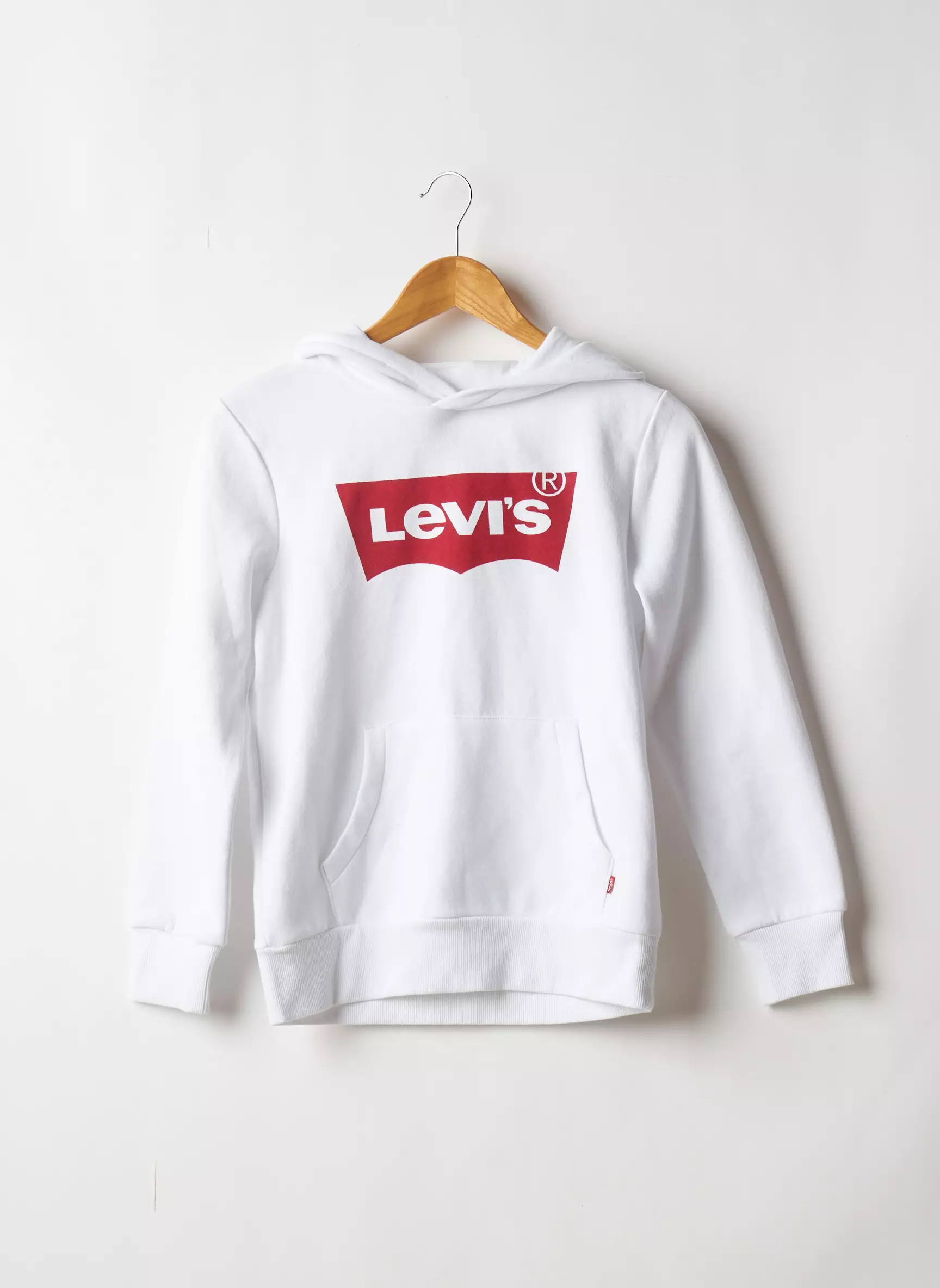 Levis Sweat Capuche Garcon couleur blanc