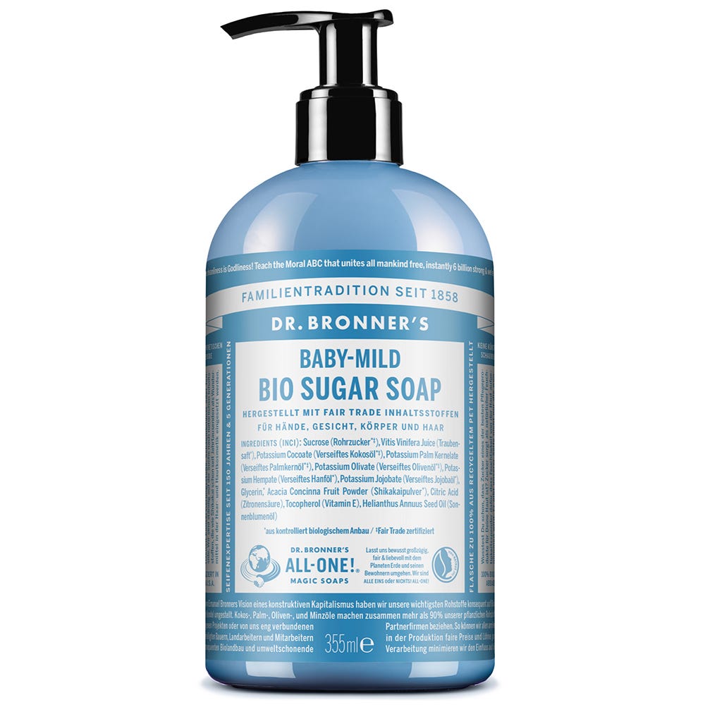 Dr. Bronner's Bio Sugar Soap Baby-Mild 355 ml