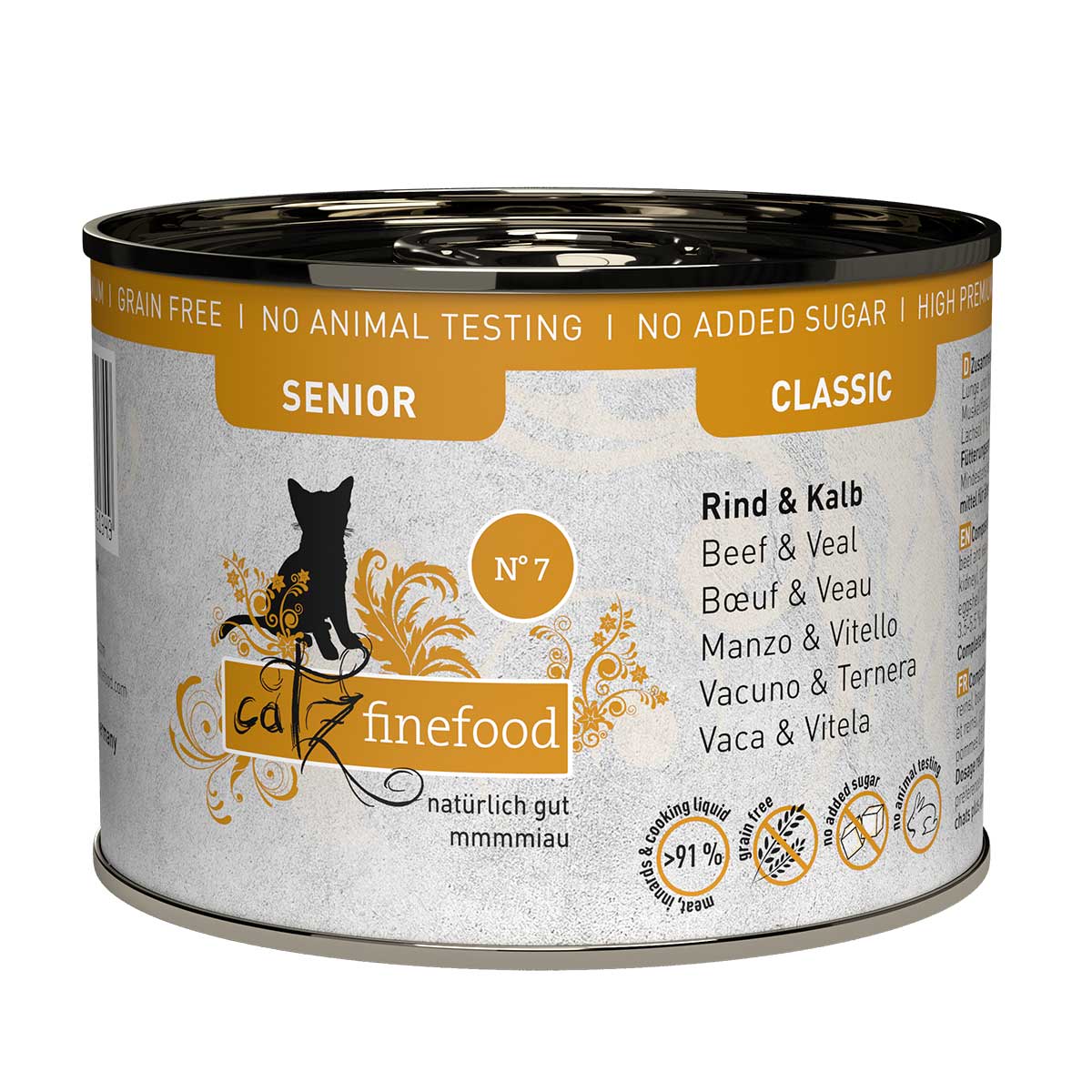 catz finefood Senior No.07 Rind & Kalb kaufen bei ZooRoyal