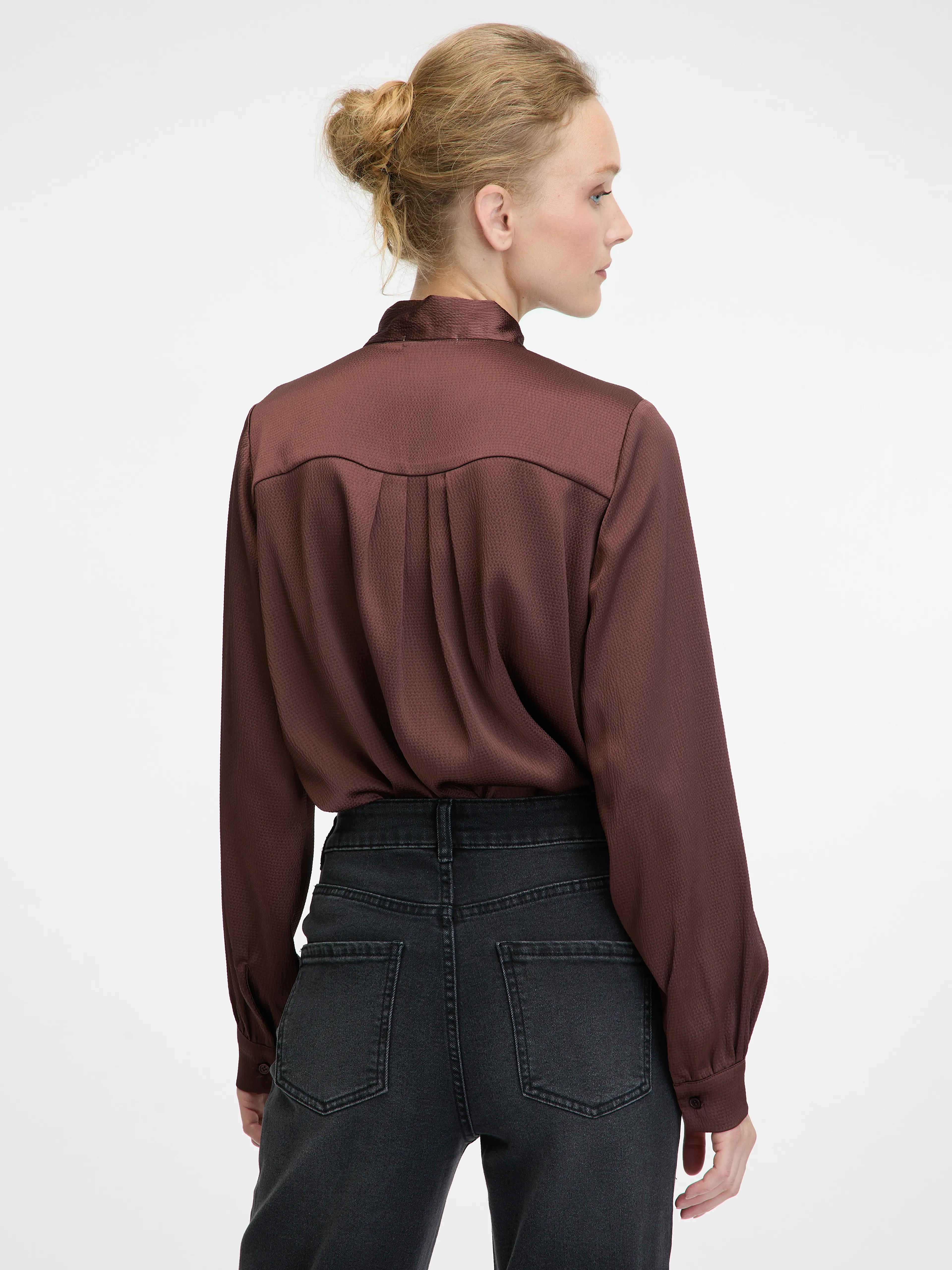 Braune Damenbluse ORSAY