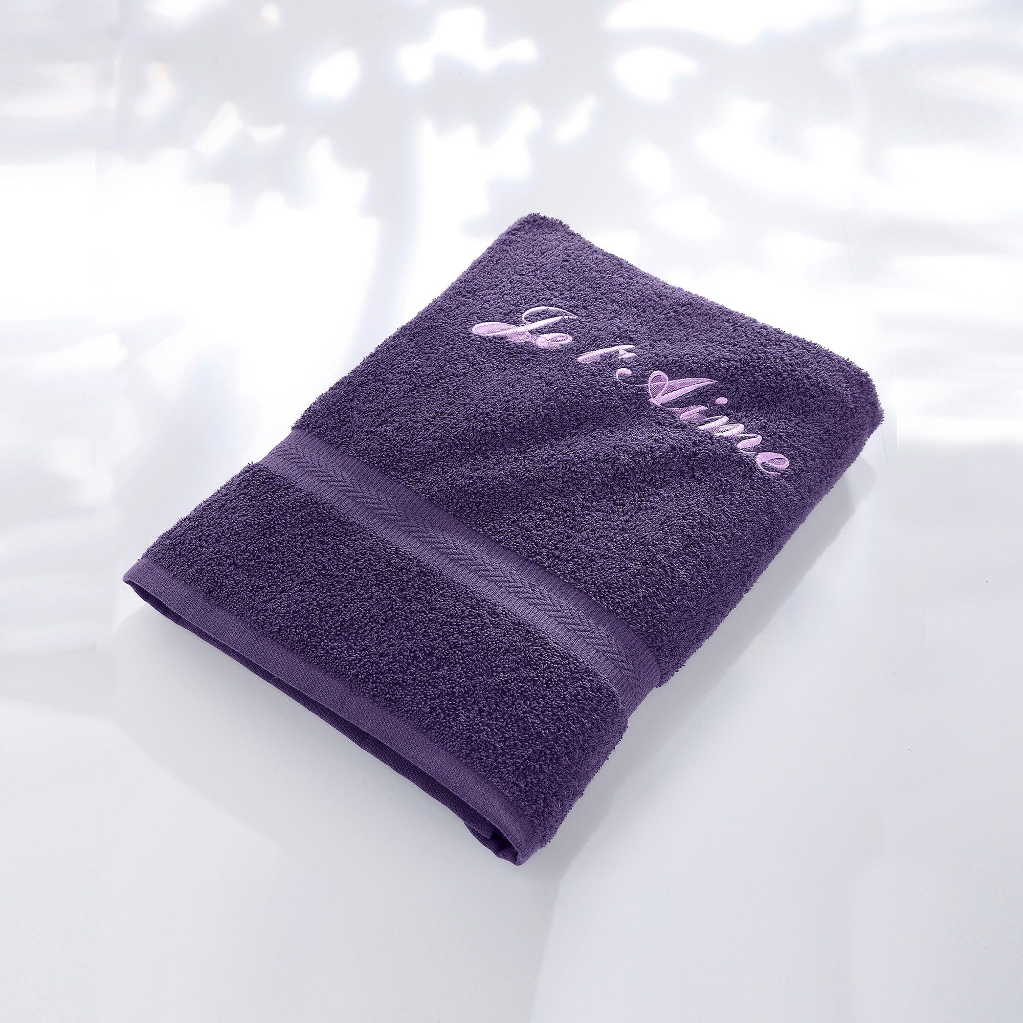 Serviette éponge personnalisable confort moelleux