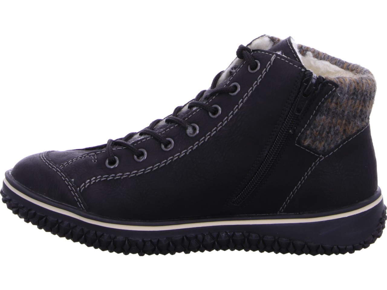 RIEKER Winterstiefel schwarz