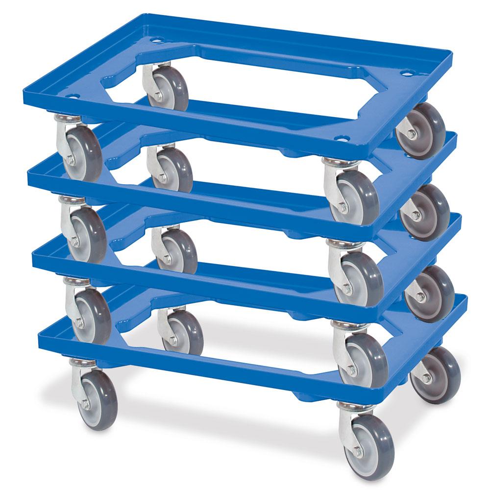 BRB Transportroller 600x400 mm blau (4er Set)