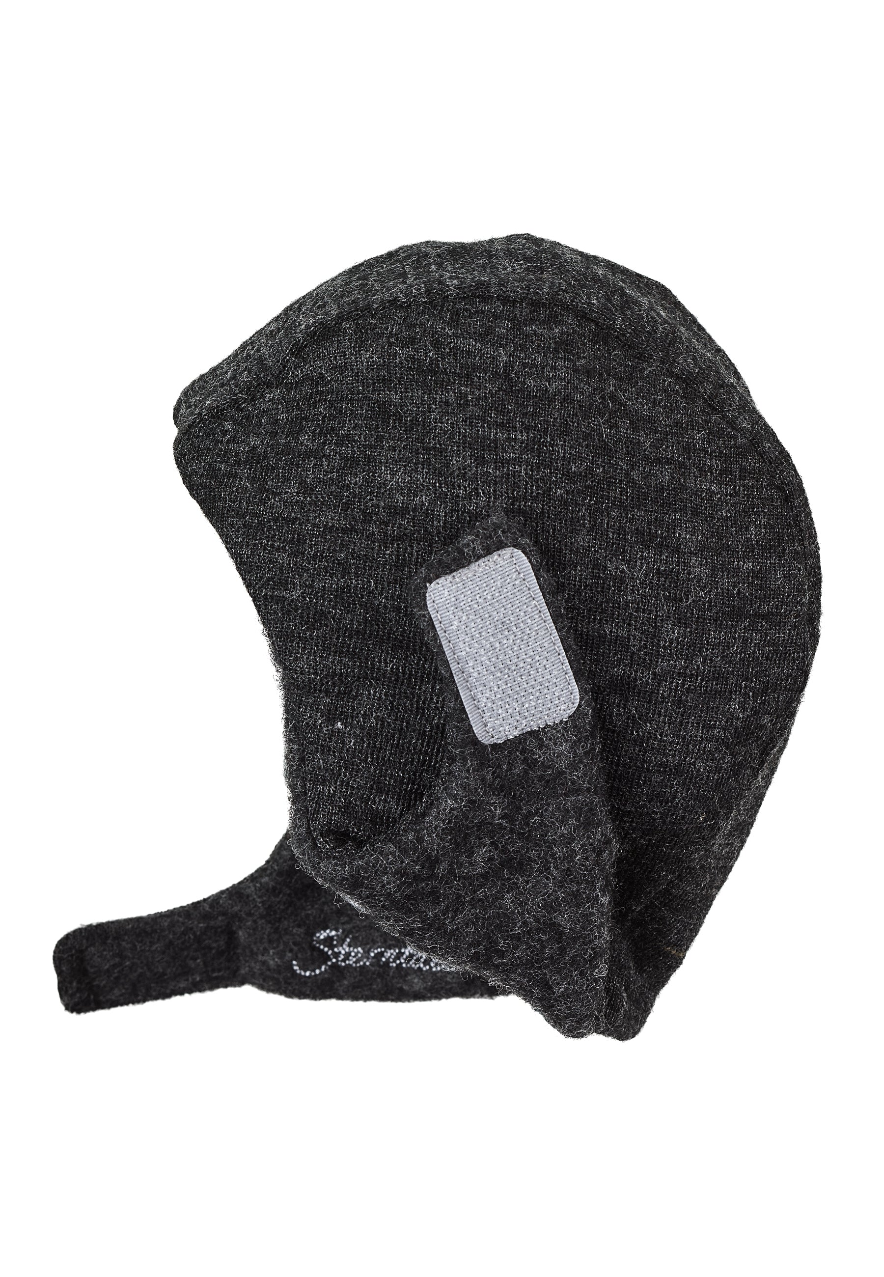Schalmütze aus Wolle (Merino) mit 3D Ohren