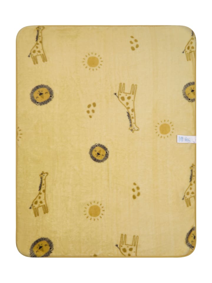 Sterntaler Babydecke Plüsch SAFARI in ocker günstig kaufen onesize