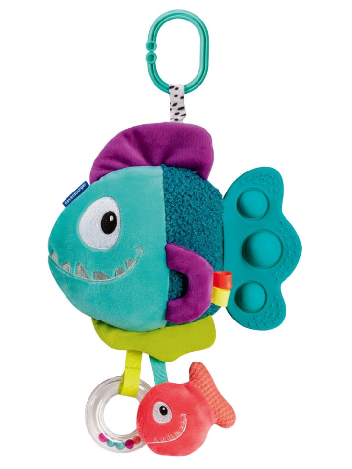 Ravensburger Kuscheltier und Motorikspielzeug play  Pop-it Piranha (blau), ab 6 Monate günstig kaufen onesize