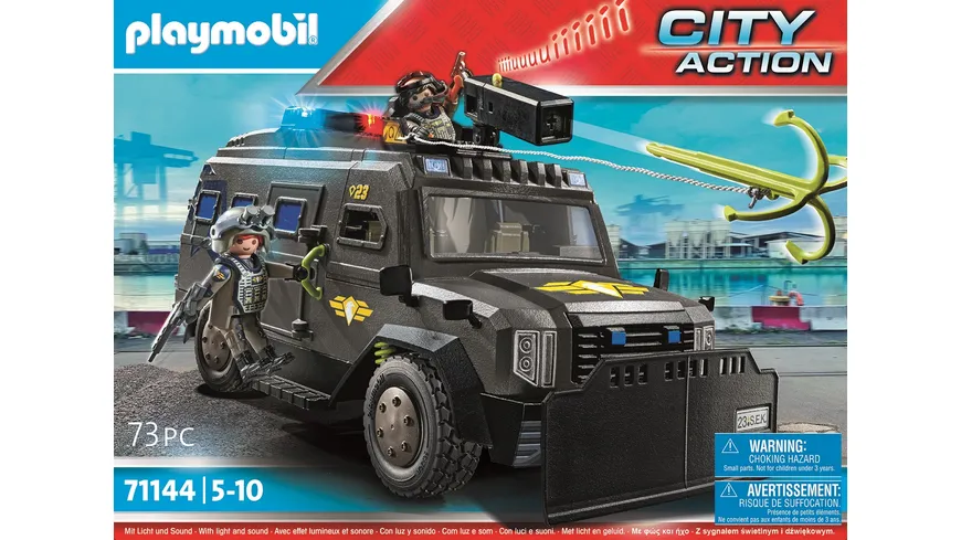 PLAYMOBIL 71144 - City Action - SWAT-Geländefahrzeug