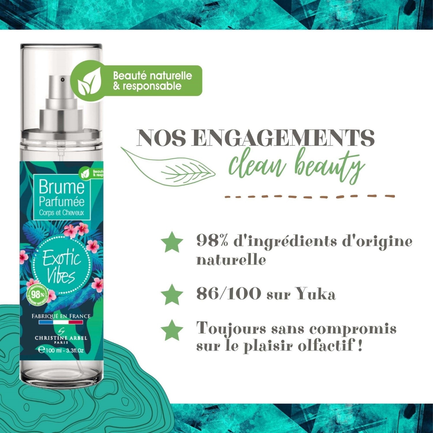 Christine Arbel EXOTIC VIBES test- és hajpermet 100ml