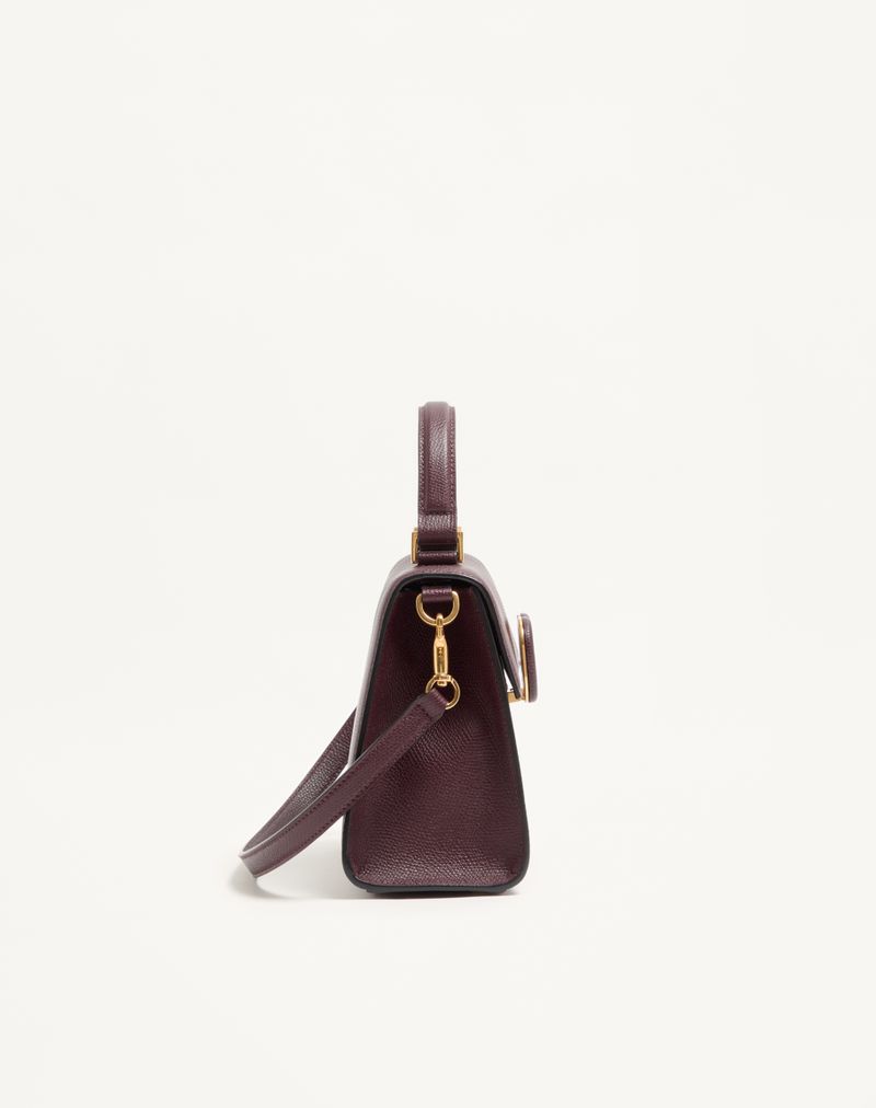 Bolsa pequena Vsling em couro de bezerro granulado