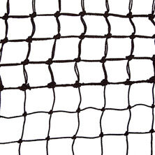Top Spin Tennisnetz 2,5mm Mit 5 Doppelreihen - Schwarz