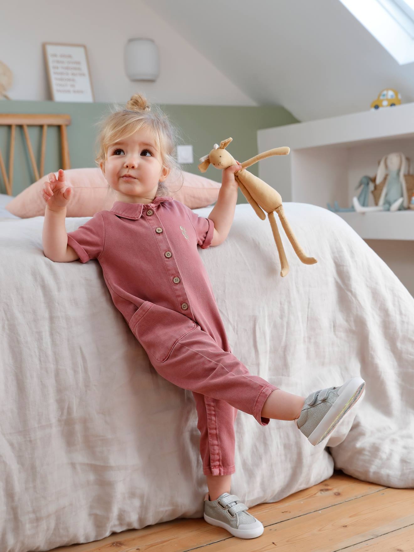 Vertbaudet Baby Overall - altrosa