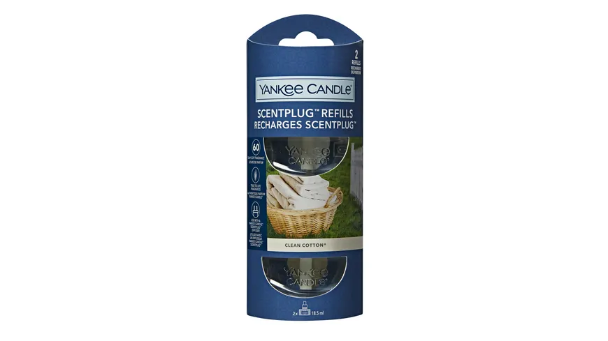 Yankee Candle Scentplug Refill Clean Cotton weiss