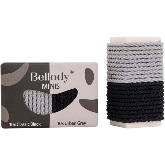 Haargummi Set Classic Black & Urban Gray