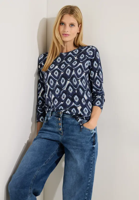 CECIL Langarmshirt mit Print