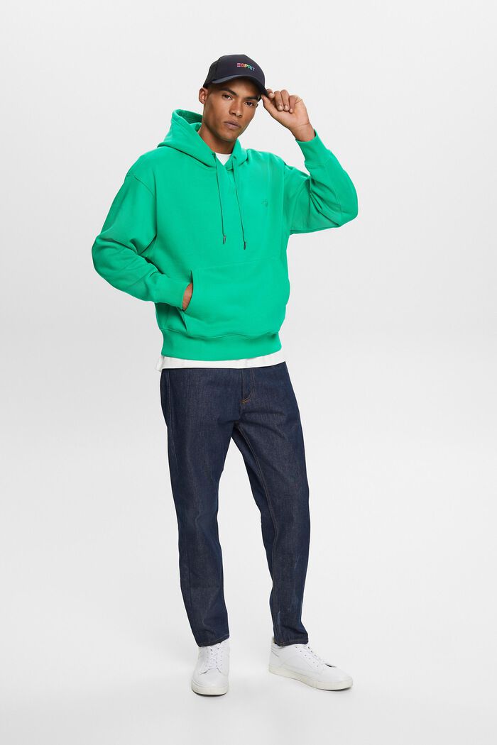 Sweat-Hoodie mit Logostickerei