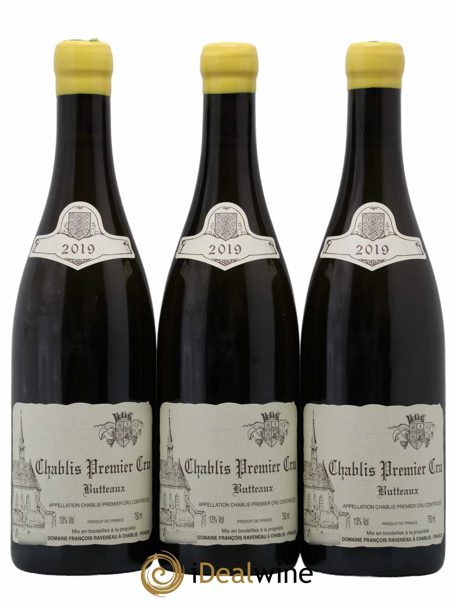 Chablis 1er Cru Butteaux Raveneau (Domaine)  2019 - Lot de 3 Bouteilles