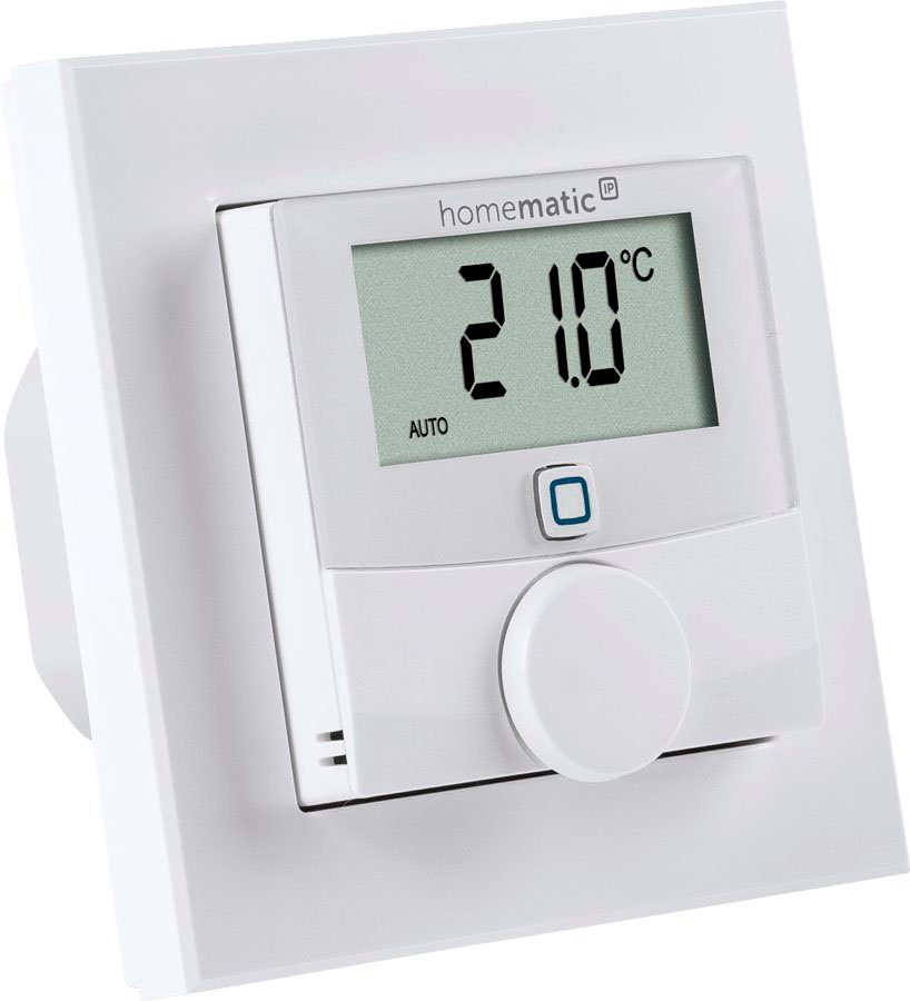 Homematic IP Heizkörperthermostat Wandthermostat mit Schaltausg. für Markenschalter (150628A0)